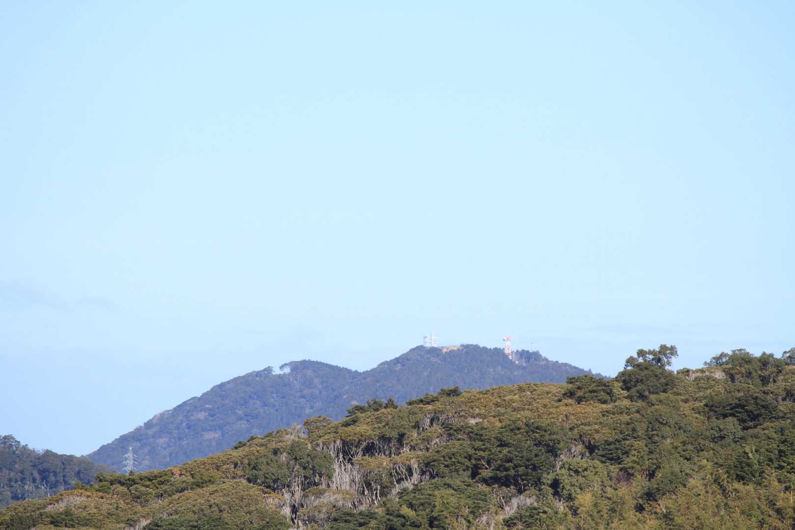 先日登った帆場岳