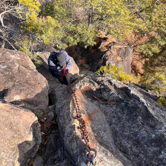 「嵩山、面白いね」
岩や鎖場も卒なく熟す相棒、伸び代しかない🤞