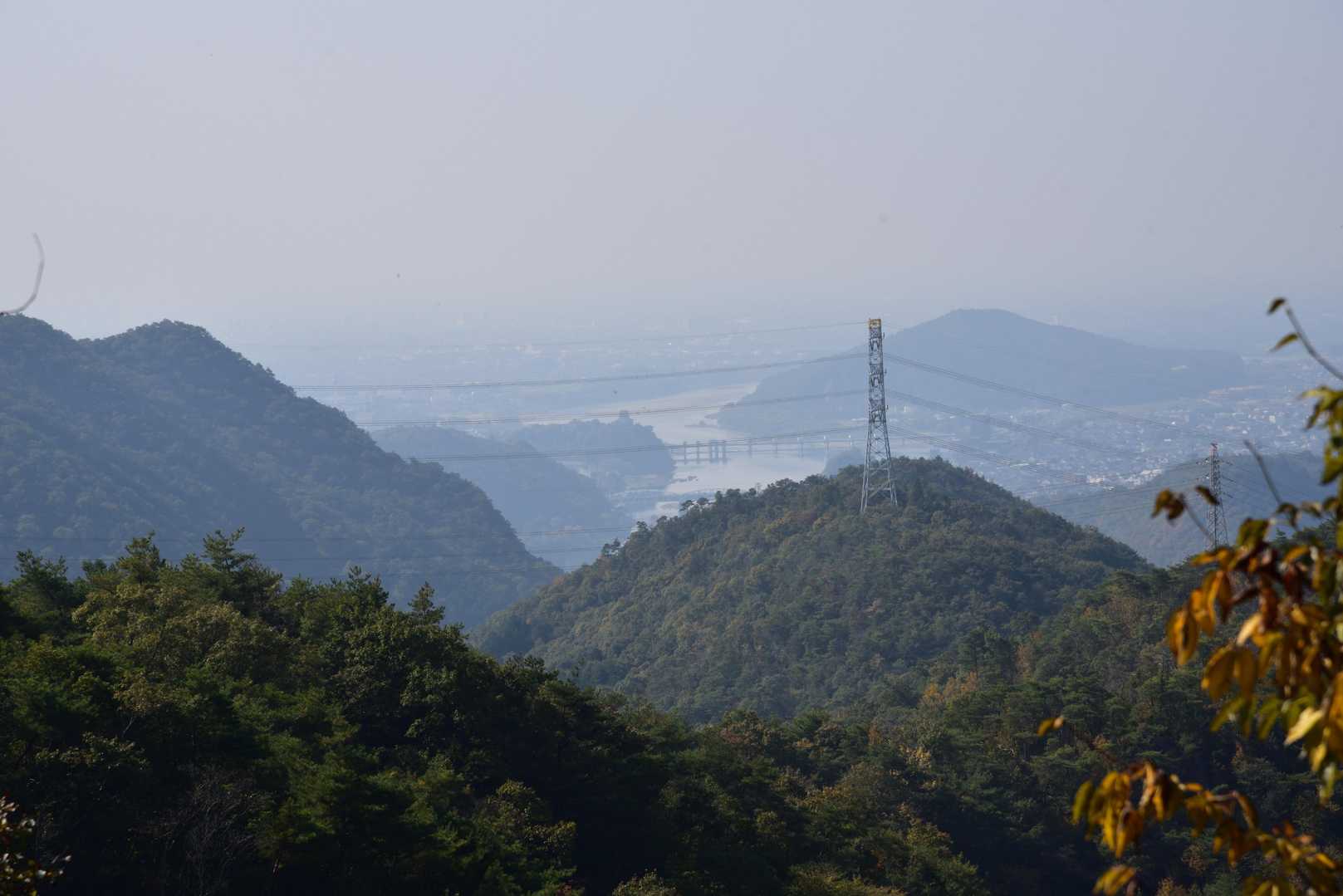 西山横より犬山方面を望む❗北回りコースのこの辺りまではいたって順調