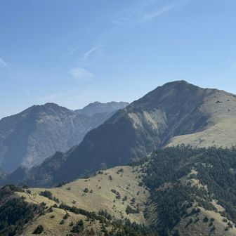 五代の別れ、石鎚山、西冠山