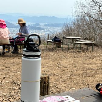 頂上で休憩…❣️