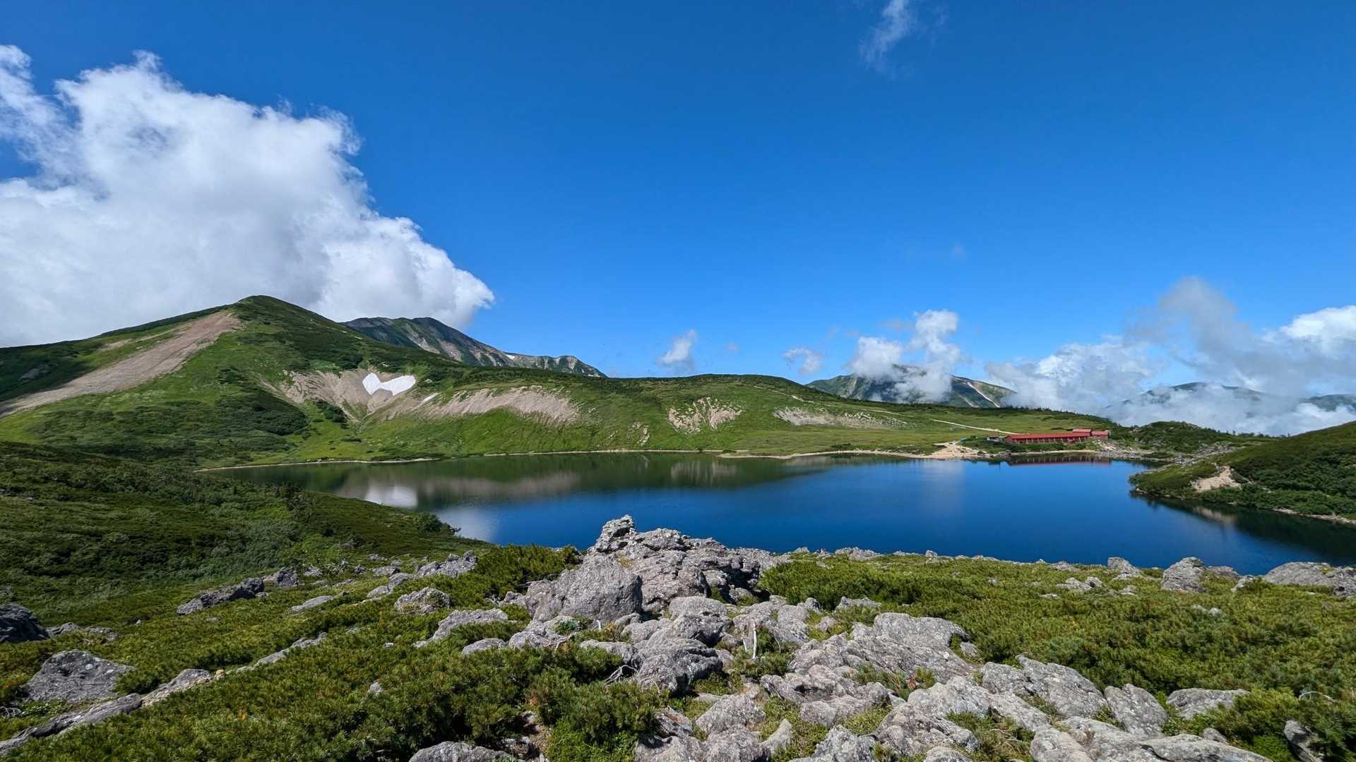 白馬岳-小蓮華山-船越の頭-乗鞍岳-天狗原-栂池登山道入口 縦走コースの写真