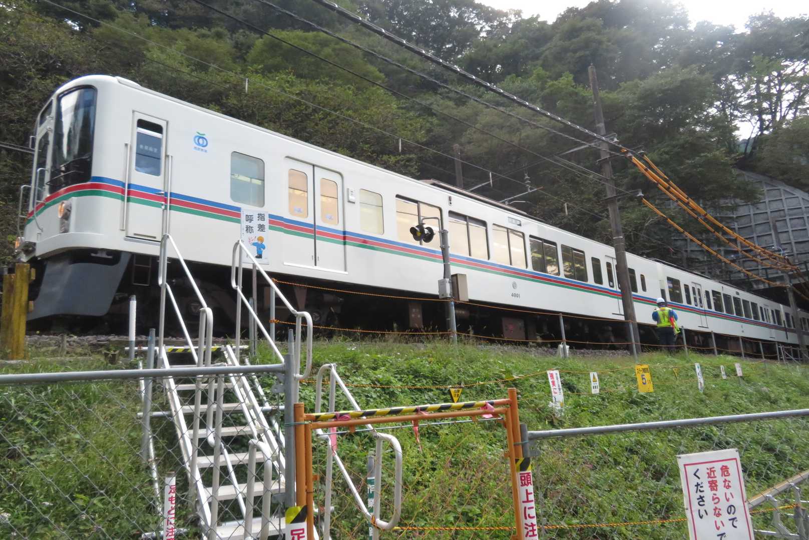 飯能行電車が過ぎゆくお決まりのパターン。