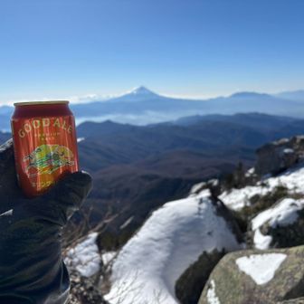 富士山にカンパ～イ！