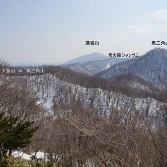 藻岩山、宮の森シャンツエ、奥三角山