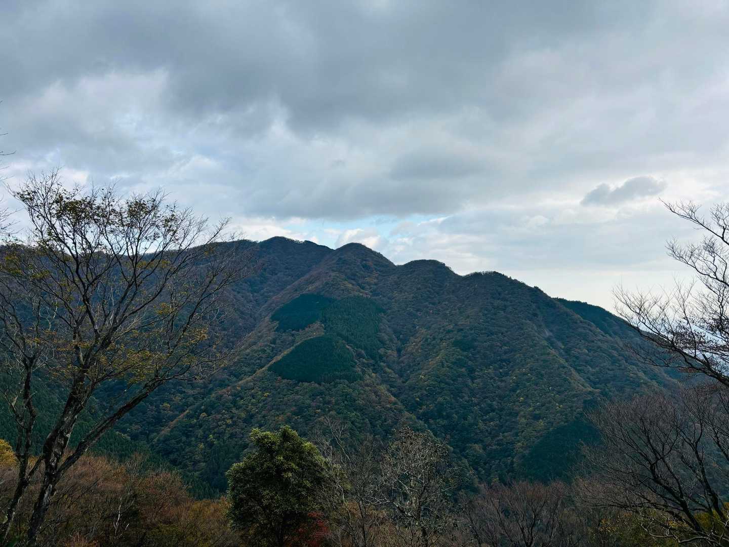 入道ヶ岳-椿大神社奥宮-水沢峠-鎌ヶ岳登山口 周回コースの写真