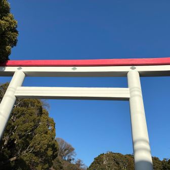 この鳥居、珍しくて撮りました