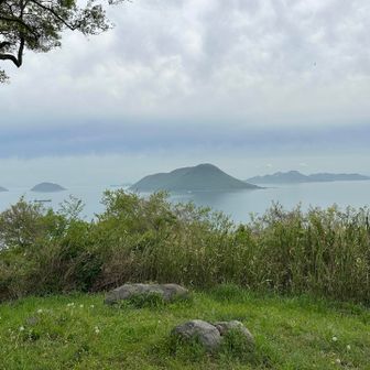 今日は、残念ながら、霞んでいます。