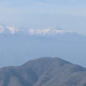 北岳　間ノ岳　農鳥岳も見える？