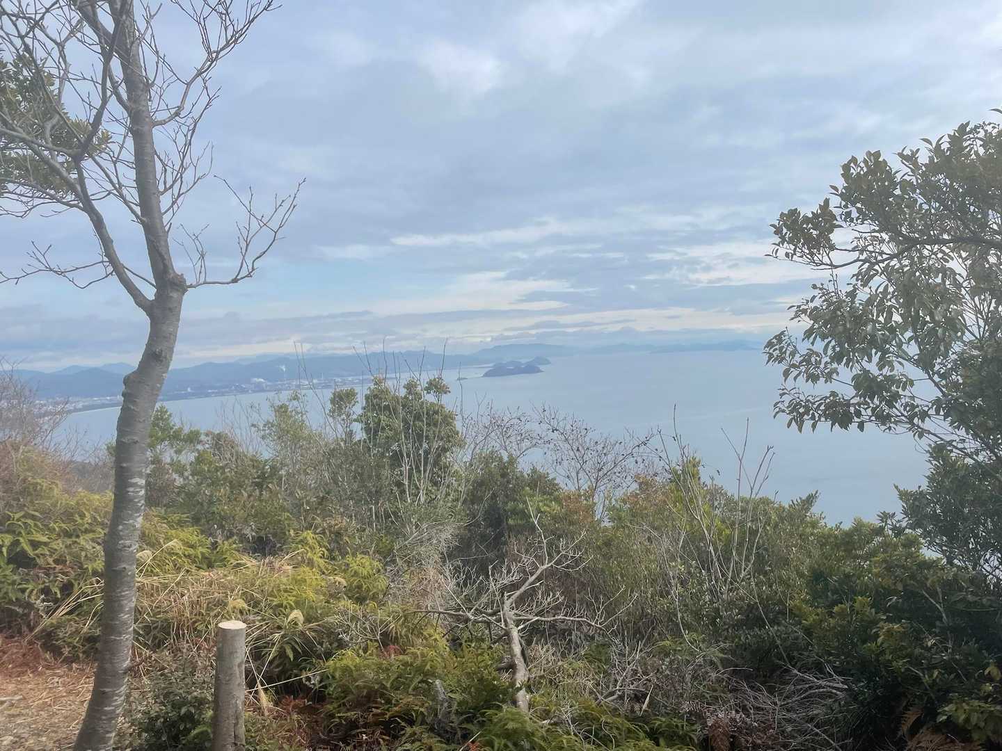 奥畑山-白浜山-スカイ3号ハイキングコース入口-江ノ浦山- 周回コースの写真