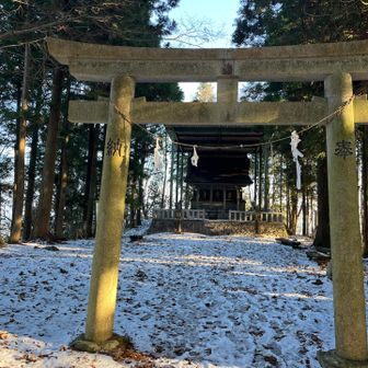雪❄️の笠置神社⛩️