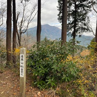 高取山到着✌️
正面に見える大山山頂から歩いて来たんですよ😆
高取山直下の登りはなかなか大変なんですが、妻も止まらずに登り切りました👏
