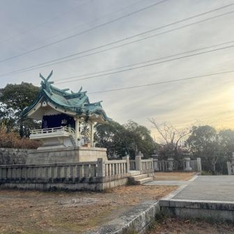 お正月の準備が出来ている御旅所。