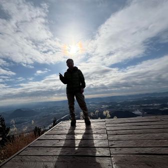 まるで後光がさしているよう😅