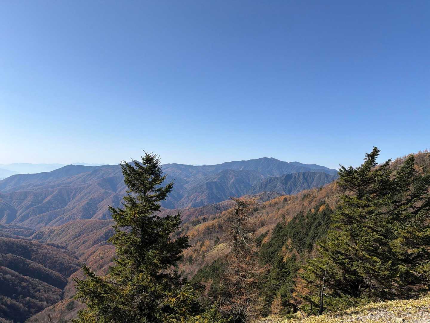 乾徳山、黒金山、奥千丈岳、国師ヶ岳、金峰山⛰️