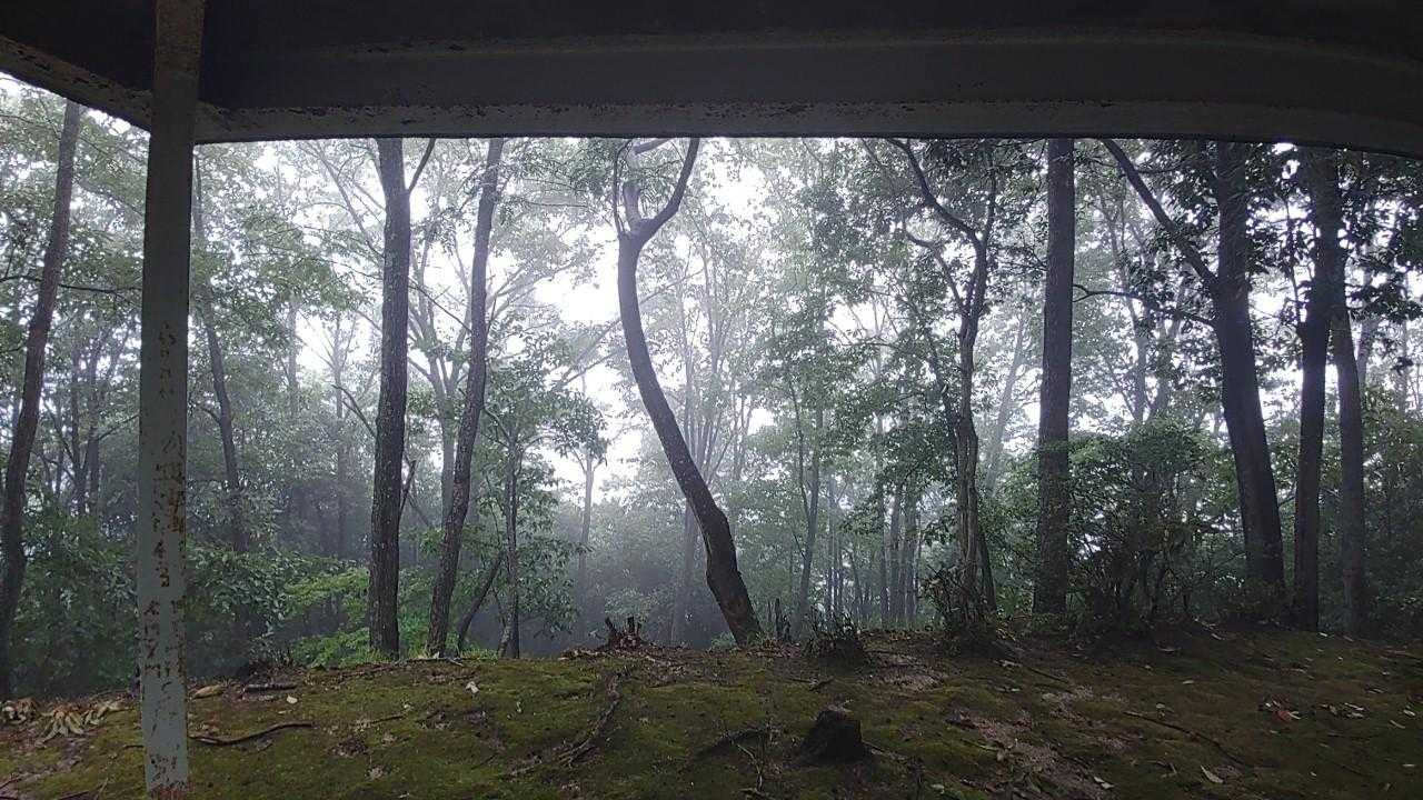 園地広場は
東屋の屋根があるので助かる