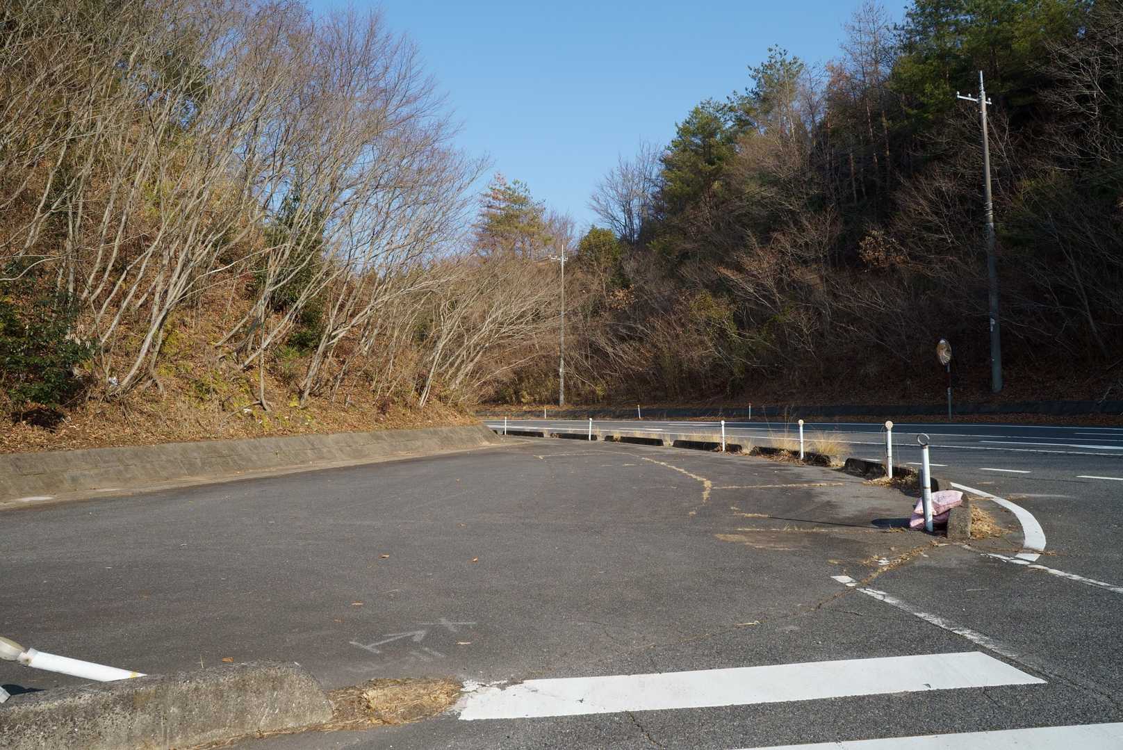 ここに駐車してスタート🎵