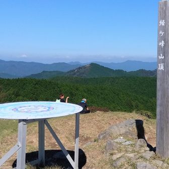 標識と山座案内板