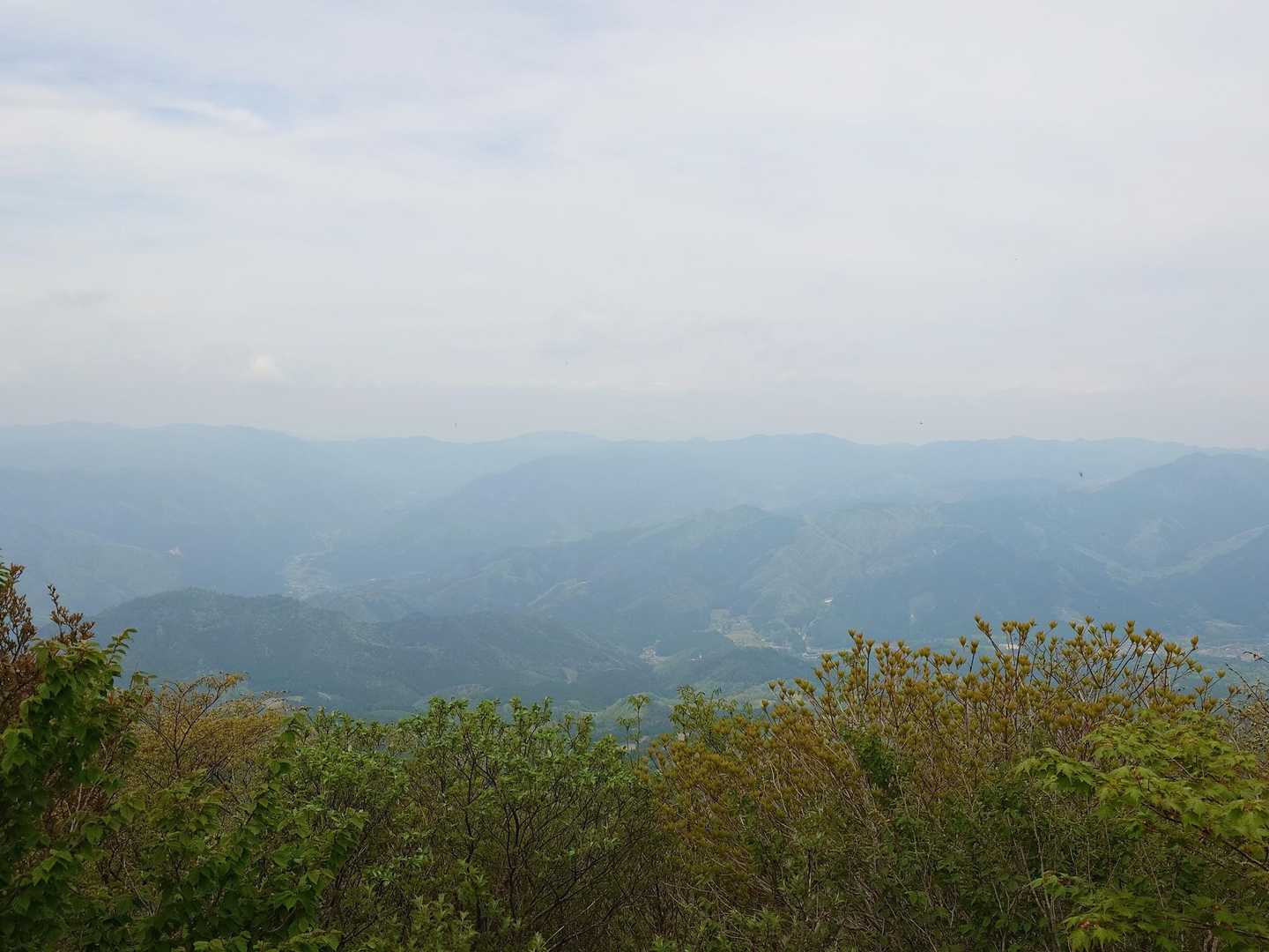 笠菅峠-泉山 往復コースの写真