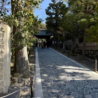 銀閣寺に降りて来ました😌