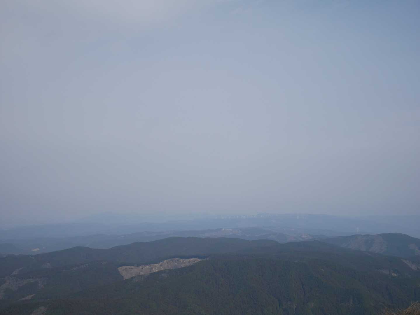 青山高原の方
霞んでる⤵️