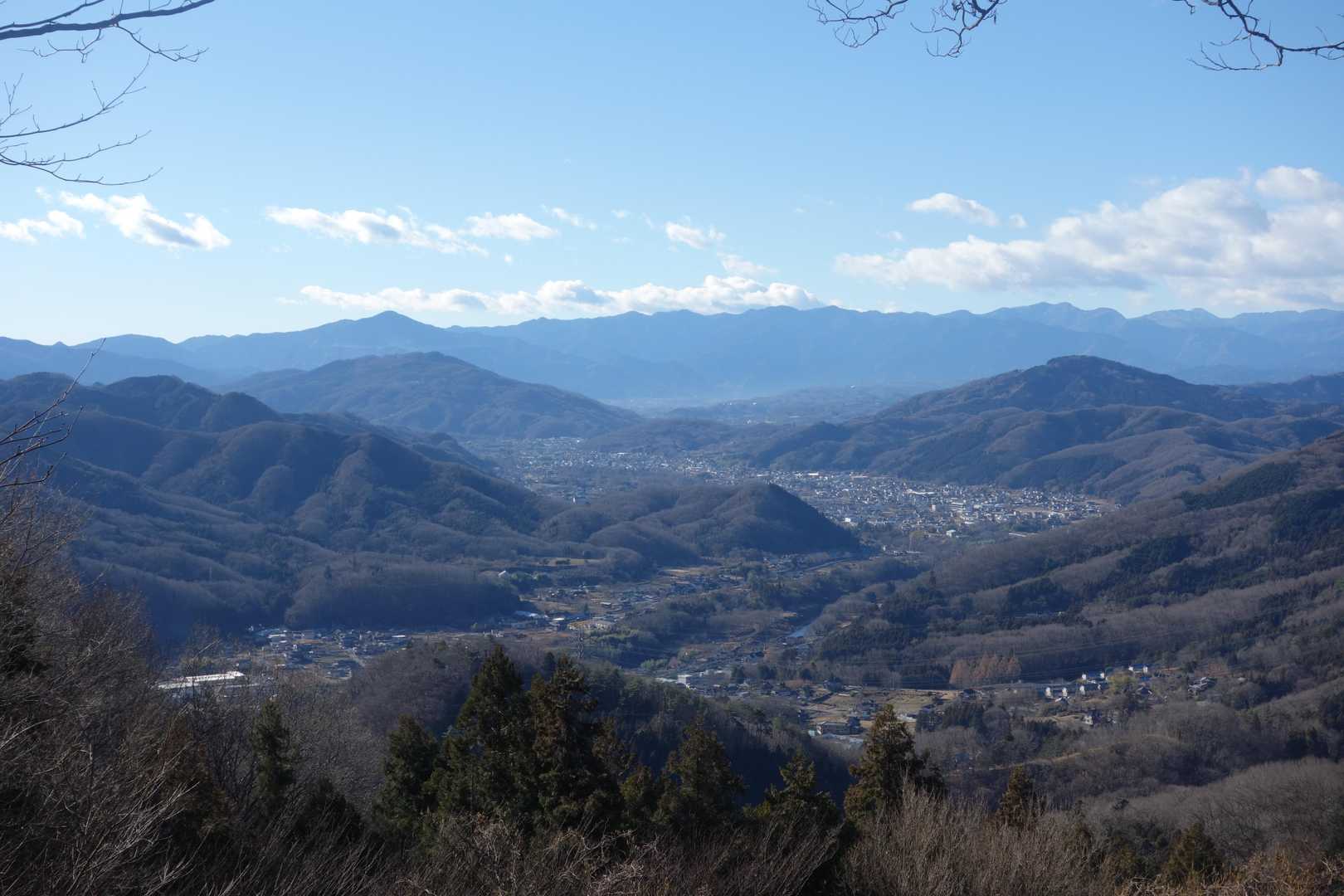 荒川が作った秩父の市街地