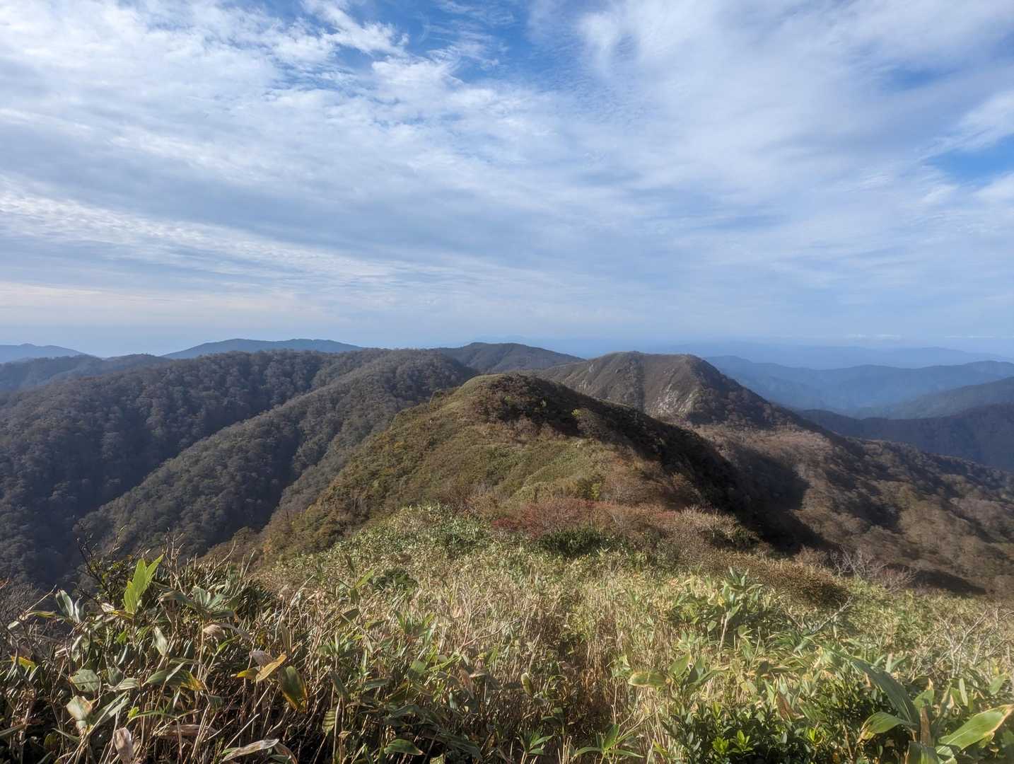 三国岳が見えてきた