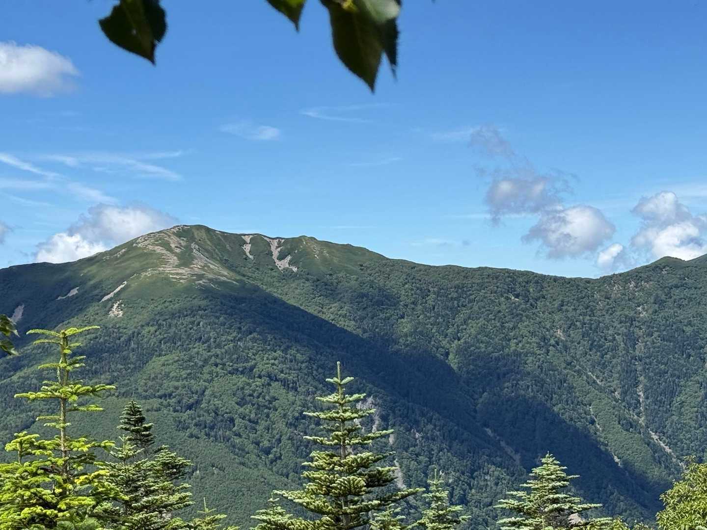 笹山（奈良田湖）の写真
