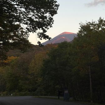 夕日の最後の残り火！
