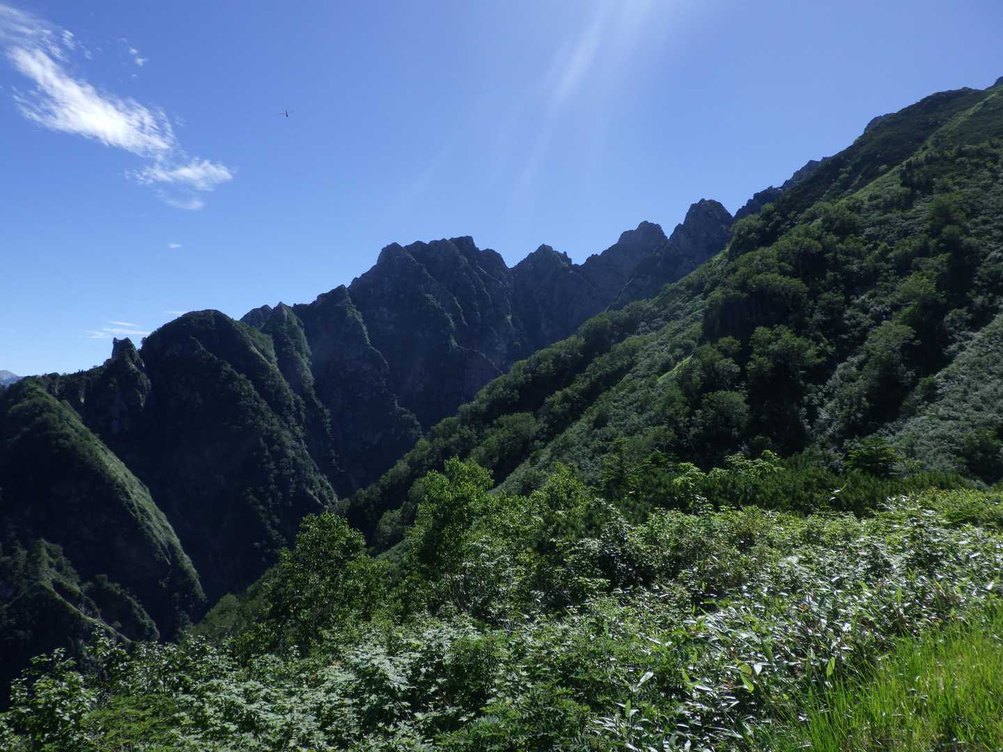 剱岳早月尾根登山口-丸山 往復コースの写真