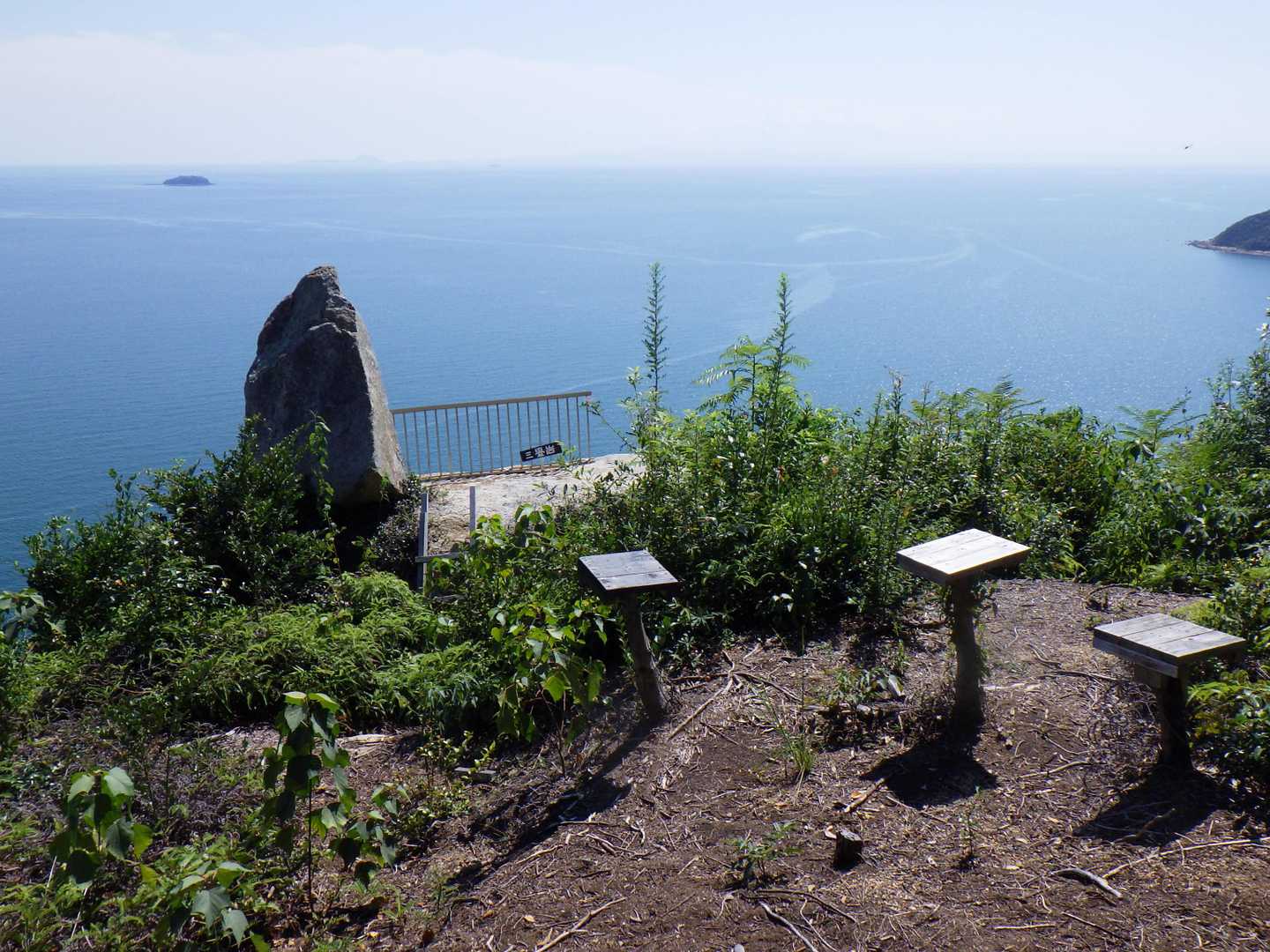 赤崎神社-小浜山登山入口-小浜山-日地登山口 周回コースの写真