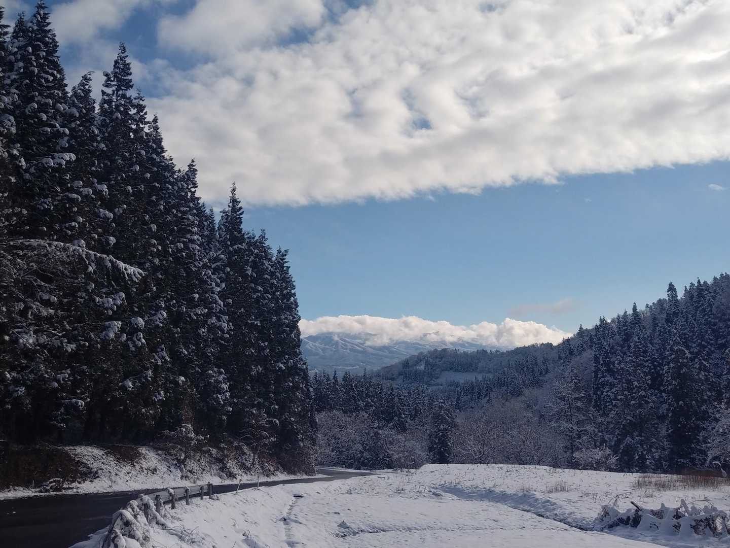 蔵王連峰⛄雲海なのだろうか💓