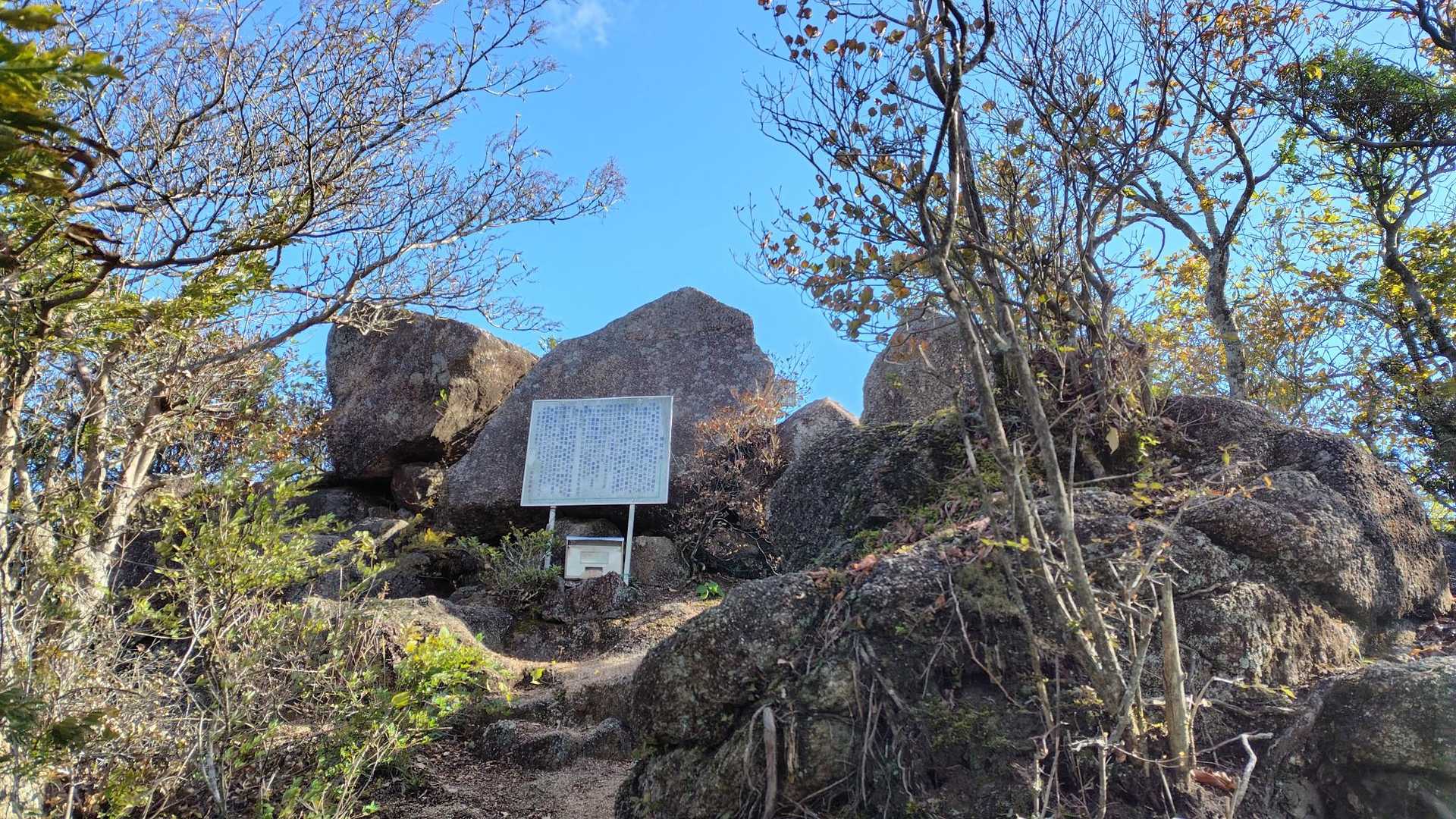 山頂へ