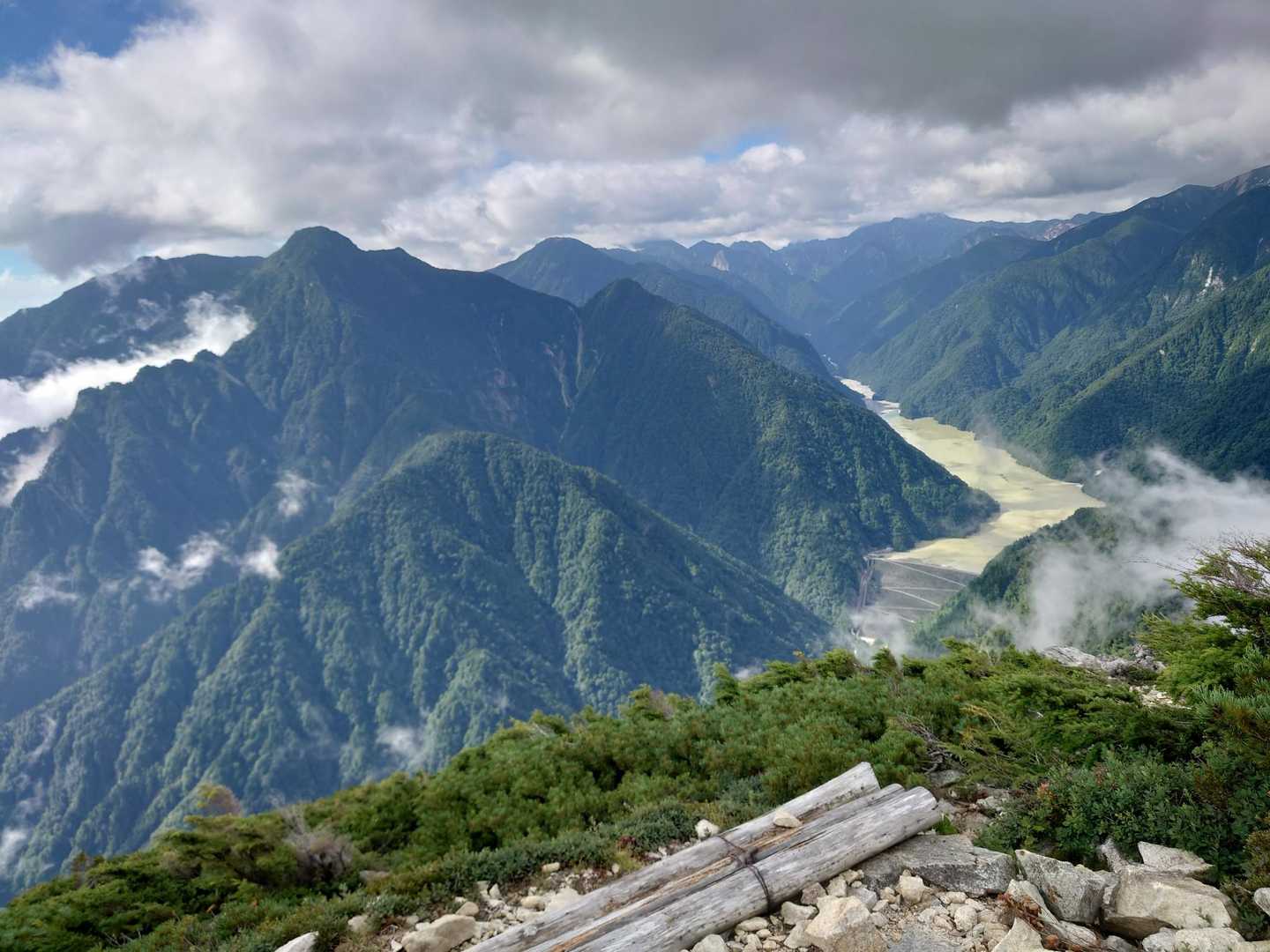七倉岳-船窪乗越-船窪岳 往復コースの写真