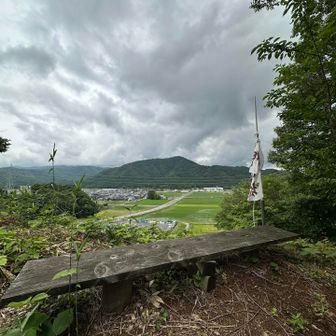 特等席やね✨
小谷山が見えます