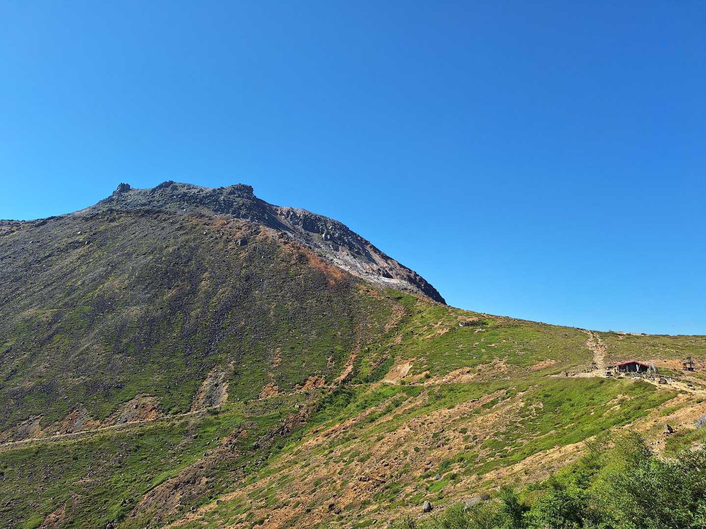 峠の茶屋登山口-朝日の肩-朝日岳-茶臼岳 周回コースの写真