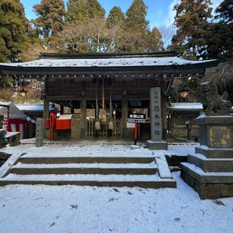 葛木神社にもお詣り
身体健全を。
