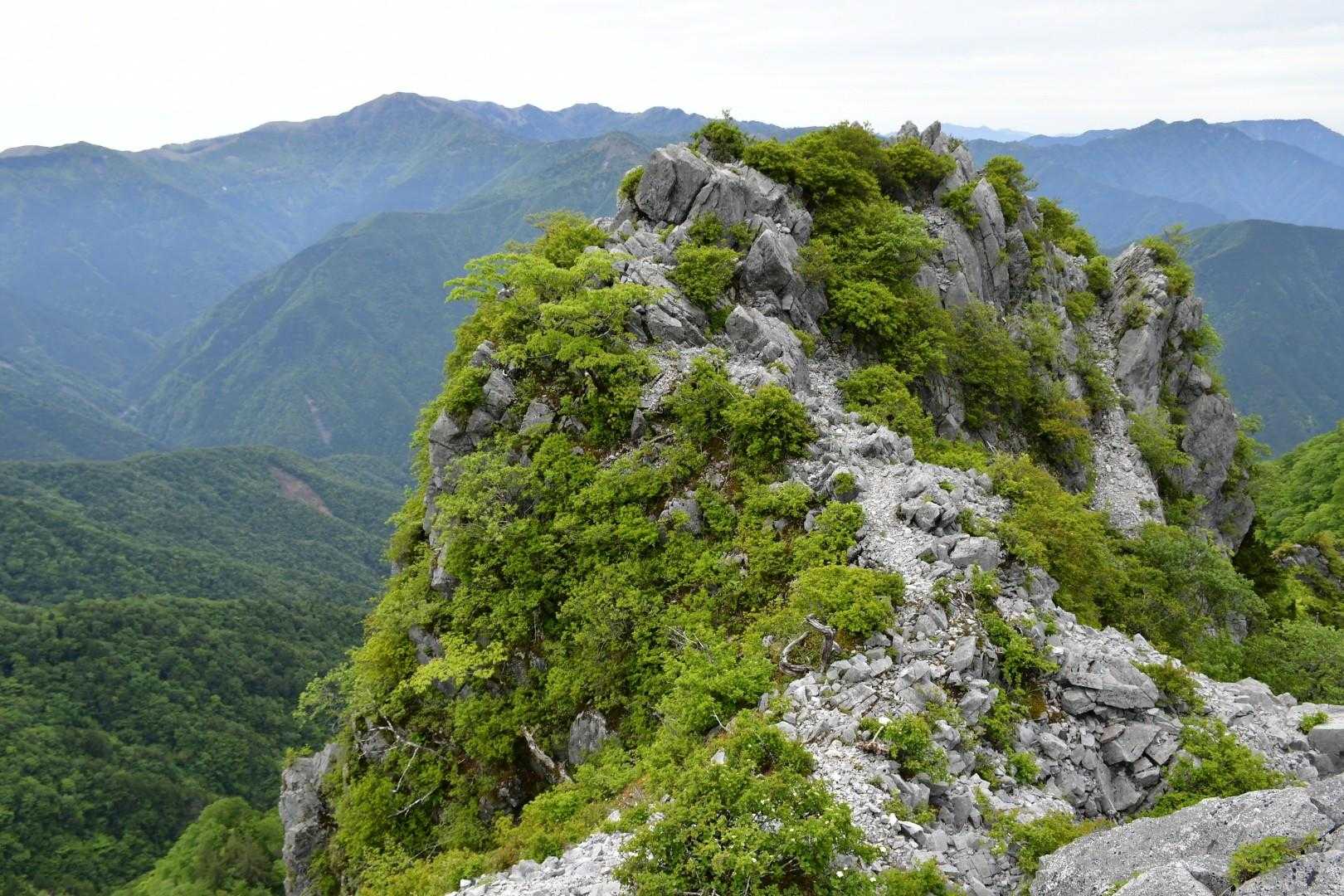 石立山登り口-別府峡登山口-石立山 周回コースの写真