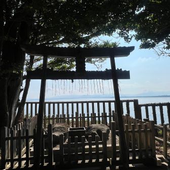 ここには海の神様がいらっしゃる🙏