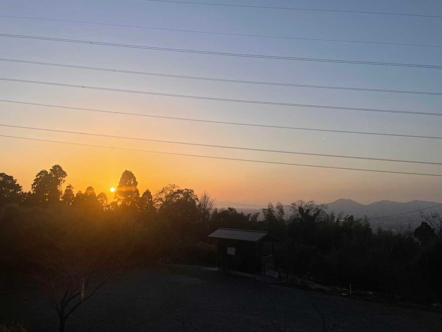 いいなこの夕日🌇
