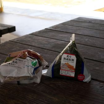 ランチ頂きます。
コンビニおにぎり200円越え😱