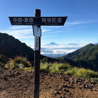 分岐に上がるとそこには…
ドーン🗻🤩🤩🤩

思わず歓声が❣️