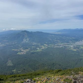 ニセコ連峰の手前側の雲はなくなっていました
向こうも絶景だろうなぁ