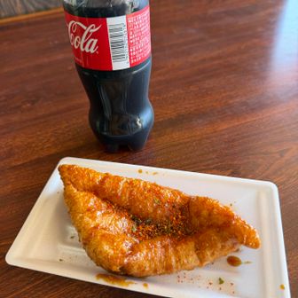 下山オヤツはときん揚げ😋