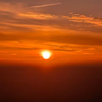 晴れるのは6時位まで。佳き1日のスタート！