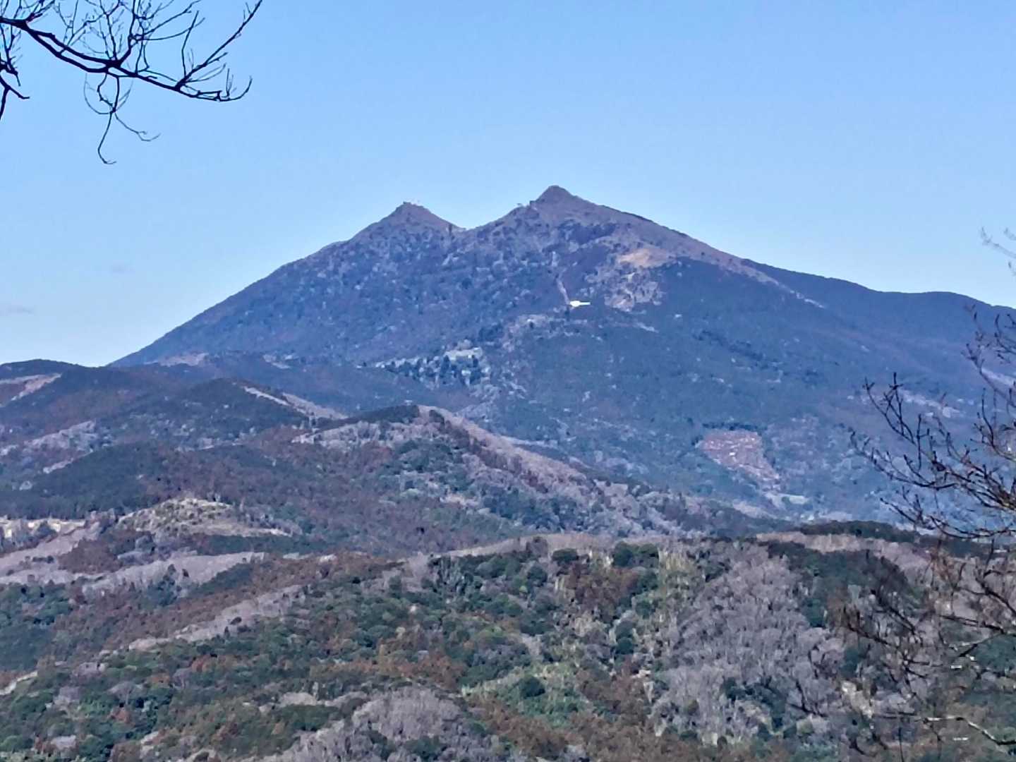 翁桜コース入口-剣ヶ峰-青木葉峠-青木葉山 周回コースの写真