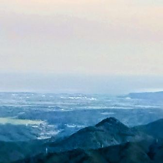 最後にもう一枚下界の風景♥️