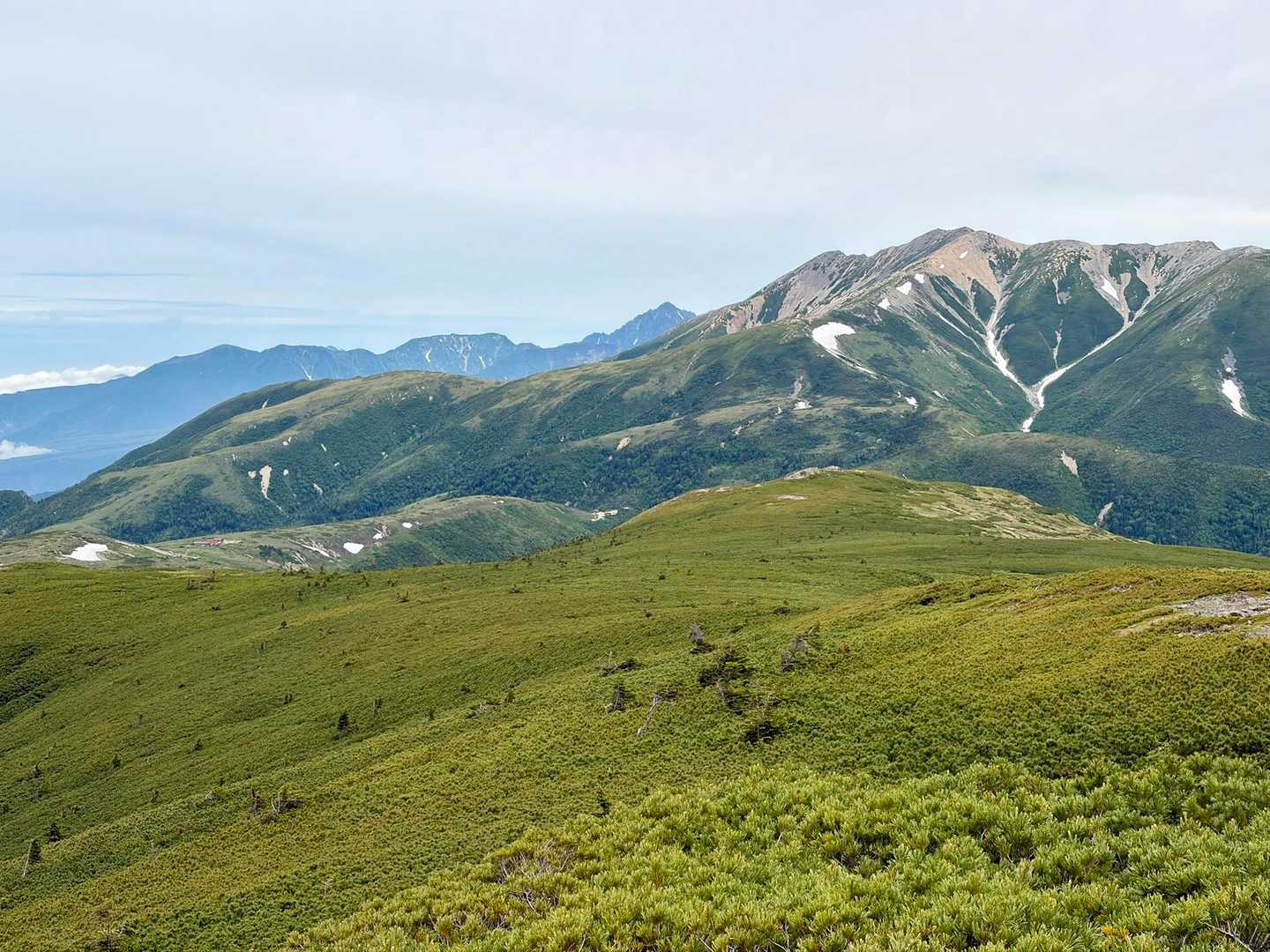 北ノ俣岳登山口-寺地山-北ノ俣岳 往復コースの写真
