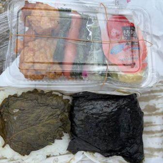 民宿のお母さんお手製、お弁当