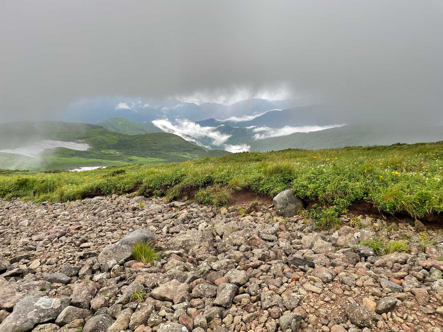 月山八合目登山口 周回コースの写真